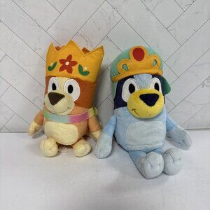 Bluey Princess Bingo And Queen Bingo Plush Stuffed Animal Toys Small